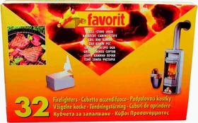 Favorit 1250 Grill-/Kaminanzünder-Würfel, 32 Stück