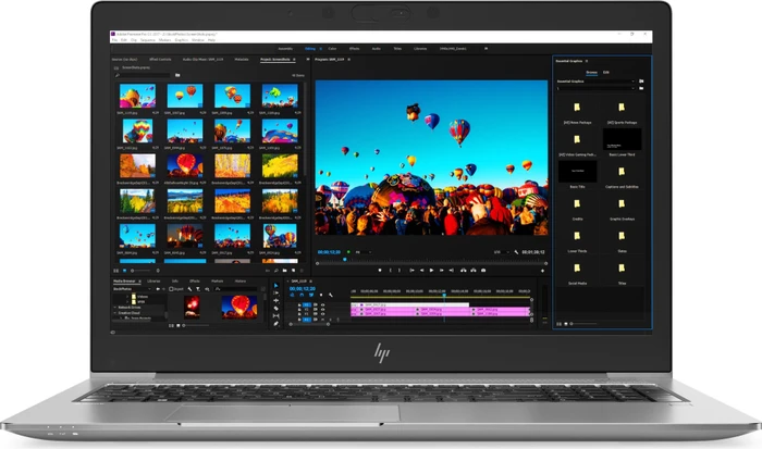 HP ZBook 15u G5, Core i7-8650U, 32GB RAM, 1TB SSD, Radeon PRO WX 3100, DE