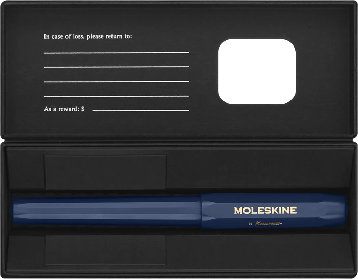 Moleskine x Kaweco 0.7mm Gelroller (Mine) saphirblau, Etui