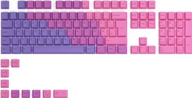Glorious GPBT Keycaps, Kunststoff (PBT), Nebula, violett/rosa, 115 Tasten (105+10), ISO-DE