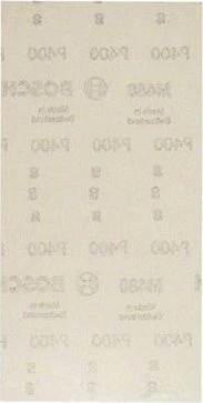 Bosch Professional M480 Best for Wood and Paint Gewebeschleifblatt K400, 115x230mm, 50 Stück