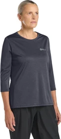 Jack Wolfskin Crosstrail Funktionsshirt 3/4 graphite (Damen)
