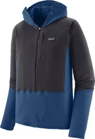 Patagonia R1 Fleece Pullover Hoodie clement blue (Herren)