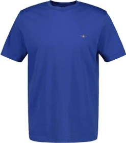 Gant Regular Fit Shield T-Shirt kurzarm rich blue (Herren)
