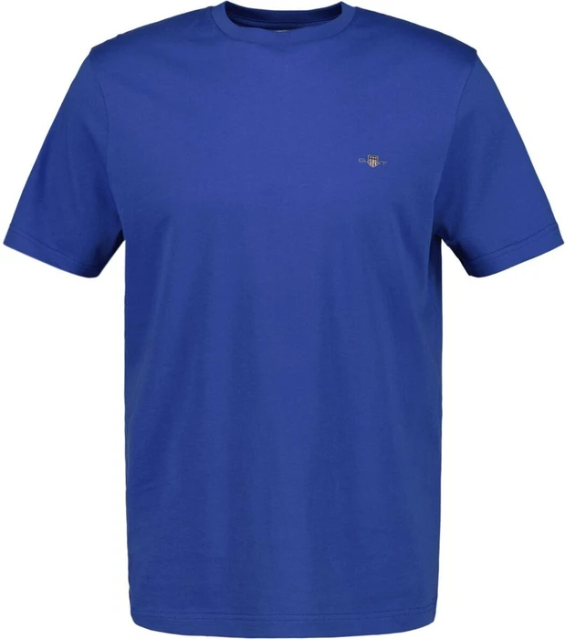 Gant Regular Fit Shield T-Shirt kurzarm rich blue (Herren)