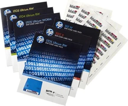 HP Barcodeetiketten LTO-7 Ultrium, weiß, 1er-Pack (100 Etiketten)
