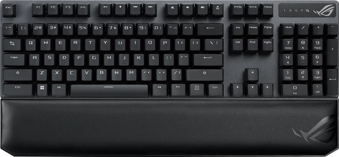ASUS ROG Strix Scope NX Wireless Deluxe, PBT, schwarz/grau, ROG NX RED, USB/Bluetooth, DE