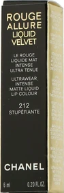 Chanel Rouge Allure Liquid Velvet Lipstick 212 stupéfiante, 6ml