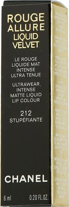 Chanel Rouge Allure Liquid Velvet Lipstick 212 stupéfiante, 6ml