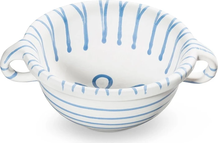 Gmundner Keramik Blaugeflammt Weitling 17cm