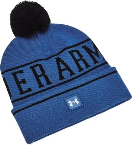 Under Armour Halftime mit Bommel Mütze tech blue/black (Herren)