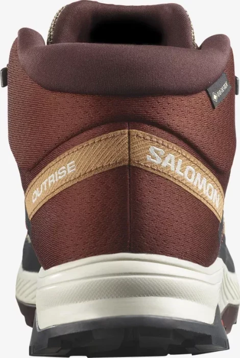 Salomon Outrise Mid GTX safari/burnt henna/fiery red (Herren)