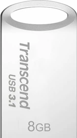 Transcend JetFlash 710 8GB silber, USB-A, USB 3.2 Gen 1×1