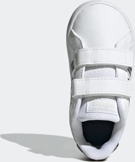 adidas Grand Court Tiger Print cloud white/core black/acid red (Junior)