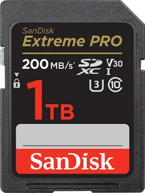 SanDisk Extreme PRO R200/W140 1TB, UHS-I U3, Class 10
