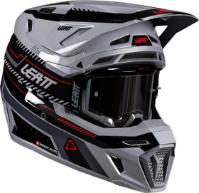 Leatt Moto 8.5 grau/schwarz/rot