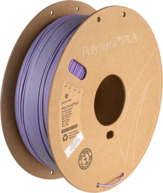Polymaker PolyTerra PLA Dual, Foggy Purple (Grey-Purple), Spule, 1.75mm, 1.00kg