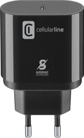Cellularline Super Fast Charger 25W schwarz