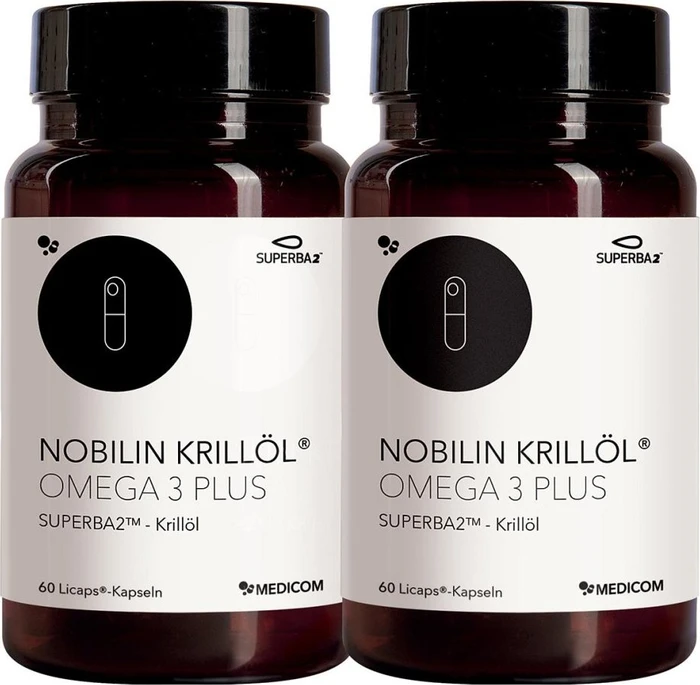 Nobilin Krillöl Omega 3 Plus Kapseln, 120 Stück