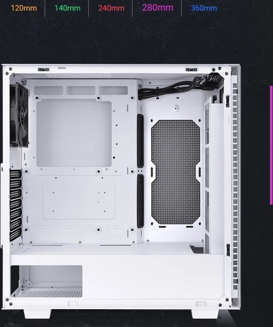 Thermaltake Divider 300 TG Snow Edition, weiß, Glasfenster