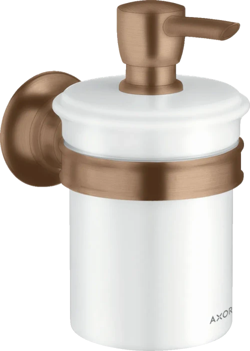 Hansgrohe Axor Montreux Seifenspender mit Halter brushed red gold
