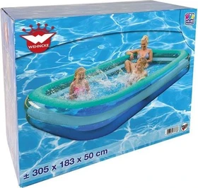 Happy People Jumbo Planschbecken rechteckig 305x183x50cm