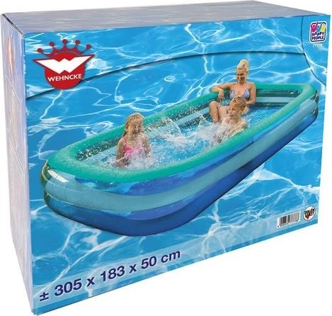 Happy People Jumbo Planschbecken rechteckig 305x183x50cm