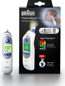 Braun IRT 6525 ThermoScan7+ Age Precision und Nachtmodus