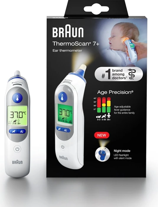 Braun ThermoScan7+ Age Precision und Nachtmodus