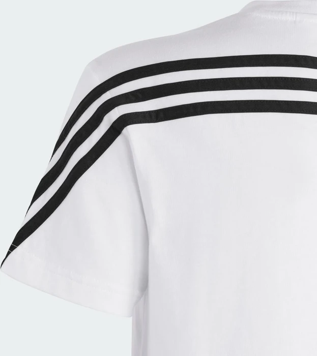 adidas Future Icons 3-Streifen T-Shirt kurzarm weiß/schwarz (Junior)