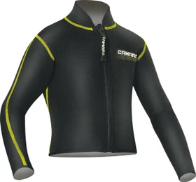 Camaro Bolero Oberteil langarm 3/3mm schwarz (Junior)