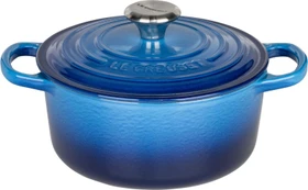 Le Creuset Signature Gusseisen Bräter rund 18cm 1.8l azure
