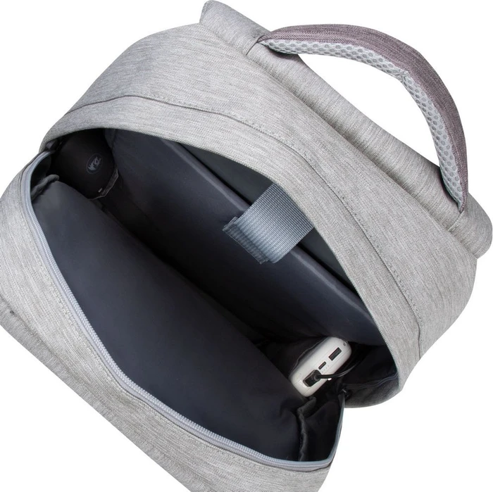 RivaCase 7562 Prater anti-theft Laptop Rucksack 15.6", grau/mocha