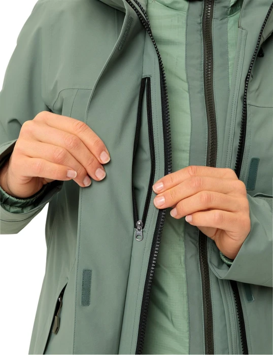 Vaude Neyland 3in1 Funktionsjacke agave (Damen)