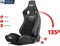 Next Level Racing ERS4 Elite Liegesitz, PU Leather & Suede Edition, schwarz Vorschaubild