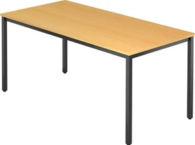 Hammerbacher Meeting D-Serie DQ16/6/D Konferenztisch 160x80cm Buche/schwarz