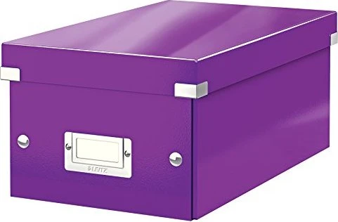 Leitz Click & Store WOW DVD Aufbewahrungsbox, violett