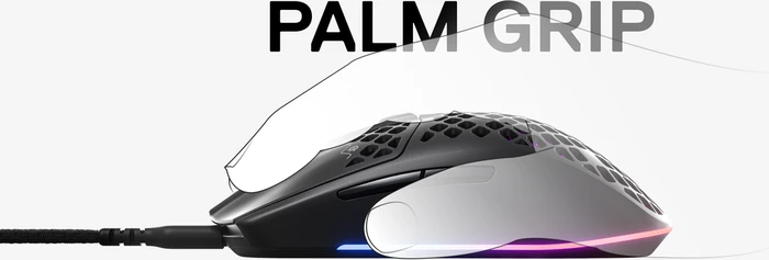 SteelSeries Aerox 3 Snow 2022 Edition, weiß, USB