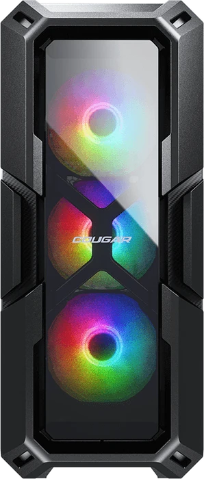 Cougar MX440-G RGB, Glasfenster
