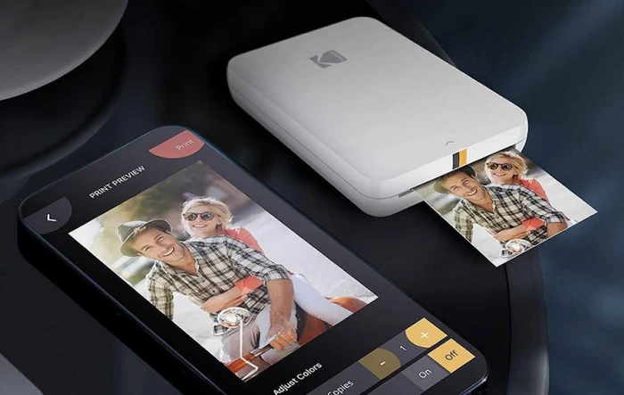 Kodak Step Slim weiß, Fotodrucker