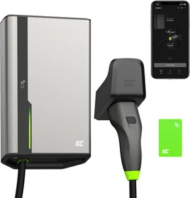 Green Cell HabuDen Wallbox 22kW 32A 7.5m NFC, 7.5m Ladekabel