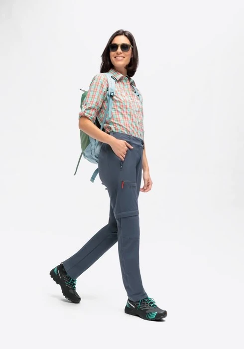 Maier Sports Nata Loop Zip-Off Hose lang ombre blue (Damen)