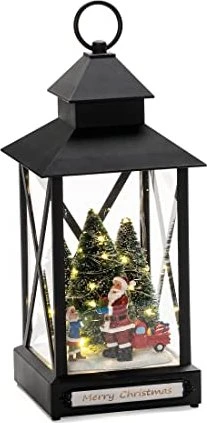 Konstsmide Motiv Laterne Weihnachtsmann & Kind 32cm LED 31x warmweiß