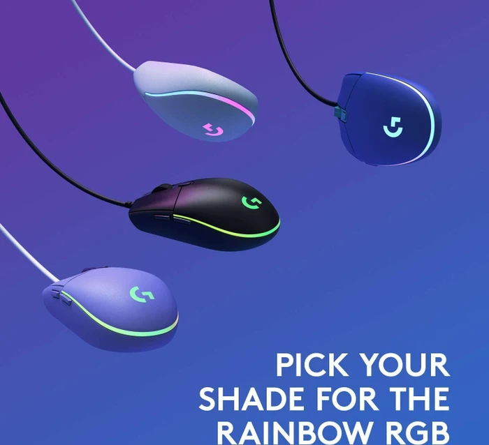 Logitech G203/G102 Lightsync Lilac, USB