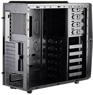 SilverStone Precision PS10 schwarz, schallgedämmt