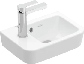 Villeroy & Boch O.novo Handwaschbecken 36x25x14.5cm, mit Überlauf, weiß alpin