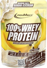 IronMaxx 100% Whey Protein Banana Ice Cream 500g