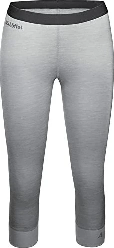 Schöffel Merino Sport Hose 7/8 grau (Damen)