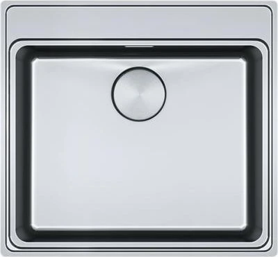 Franke Mythos MYX 210-50 flächenbündig Becken mittig mit Ablauffernbedienung edelstahl