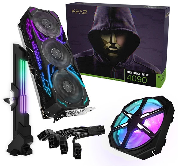 KFA2 GeForce RTX 4090 SG (1-Click OC), 24GB GDDR6X, HDMI, 3x DP